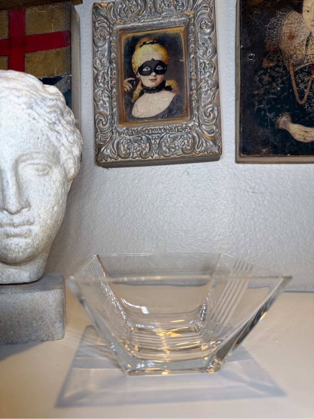 Tiffany‎ & Co. METROPOLIS Square Crystal Bowl – 4-3/8" x 2-1/2"